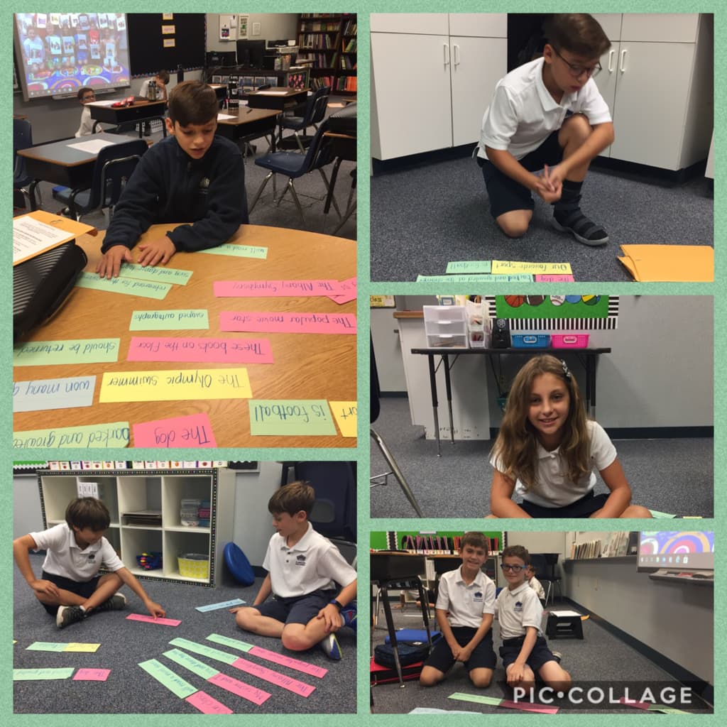 subject predicate puzzles #Davis5 piccollage.com/_cVq0PXUS