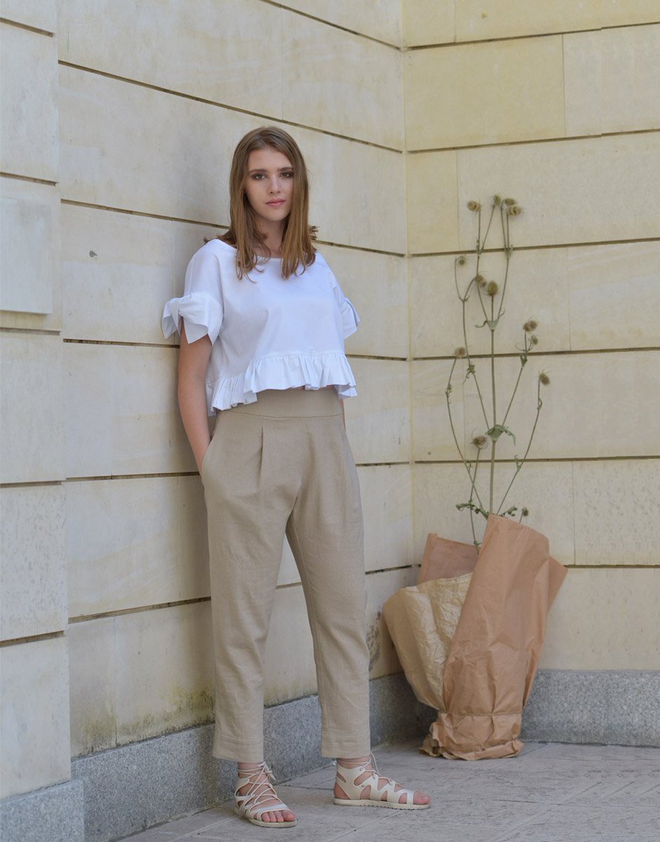 VessinA on X: Plus Size Clothing, Linen Pants, Women Linen