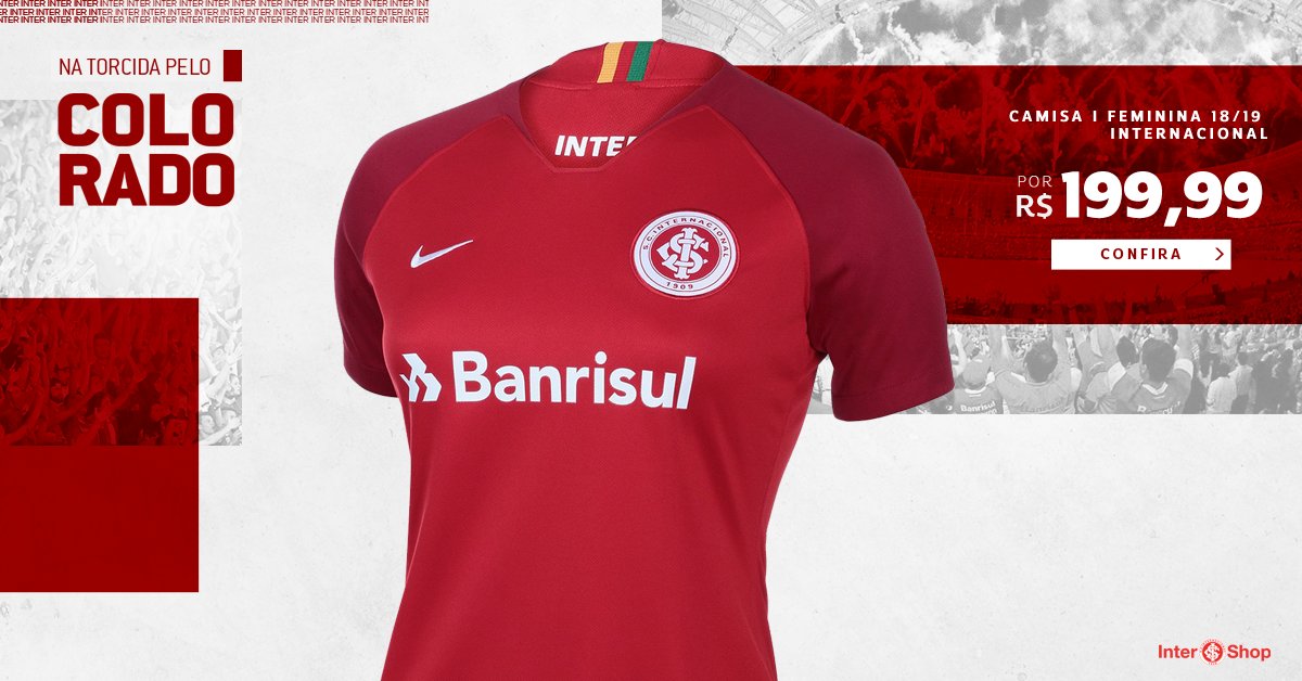 camisetas femininas do internacional