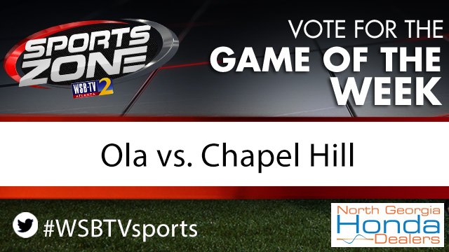 Should <a href="/wsbtv/">WSB-TV</a> cover <a href="/OLH_HCS/">Ola High</a> vs @PanthersFB2018 as the Game of the Week on Aug. 24?
Each RT is 1 vote.
Vote here too: 2wsb.tv/hsfootball   
#wsbtvsports