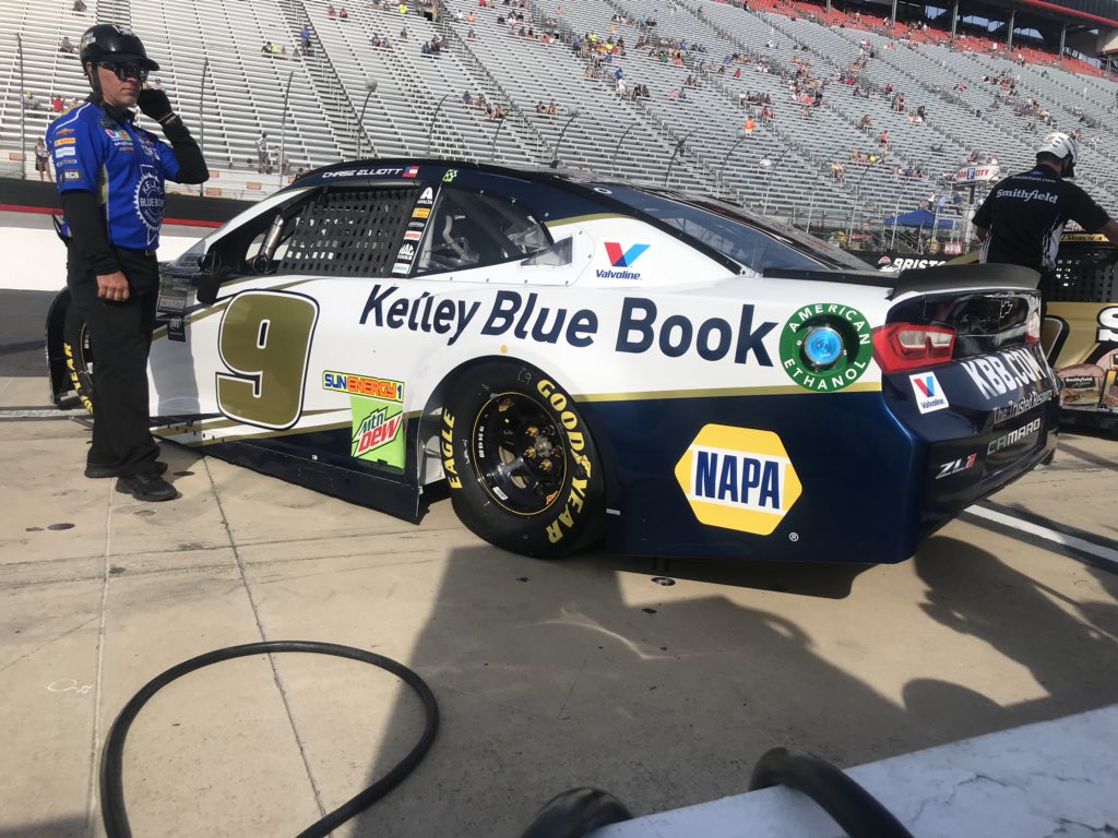 The <a href="/KelleyBlueBook/">Kelley Blue Book</a> Chevy is ready for qualifying @BMSupdates.