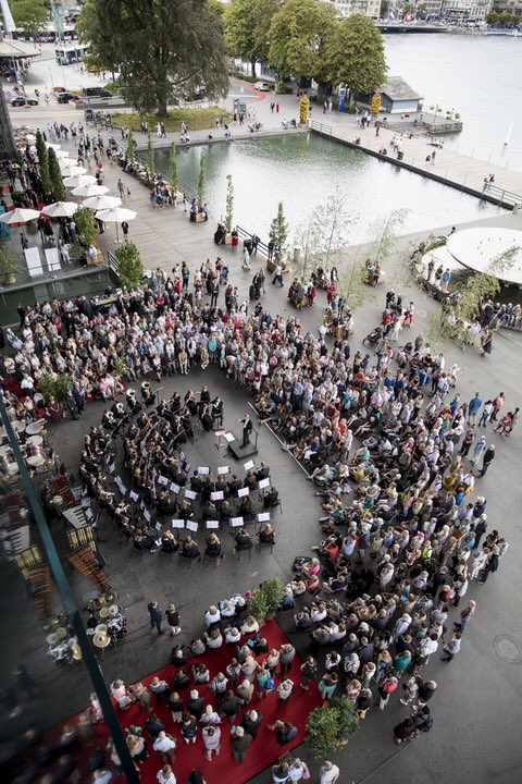 LucerneFestival's tweet photo. Great Opening of the Summer Festival 2018 (17 August - 16 September) ☀️🎶🥂🍾 https://t.co/VmOVky2sfX