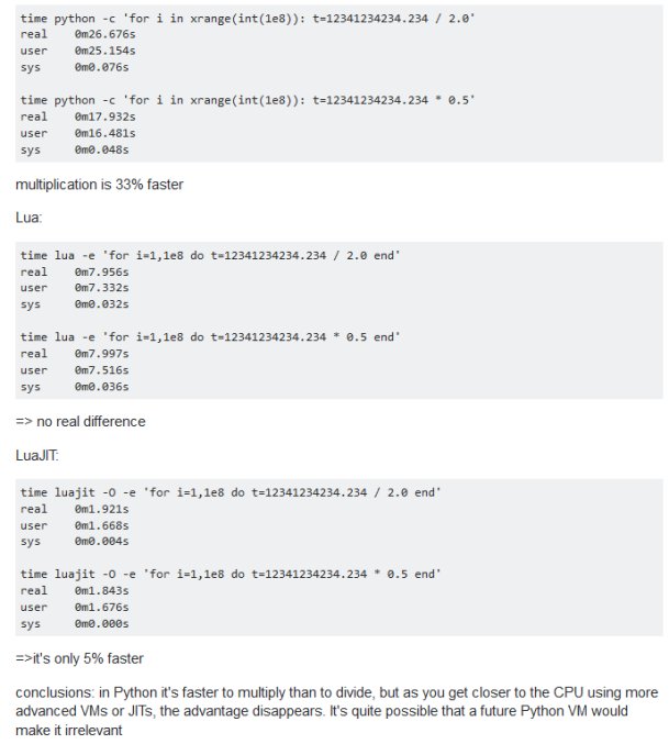 Egomoose On Twitter Yep I Had This Discussion W Boatbomberrblx On Discord He Informed Me That In Some Languages Multiplication Is Faster Hence My Misconception However Lua Is Not One Of Them - roblox luajit