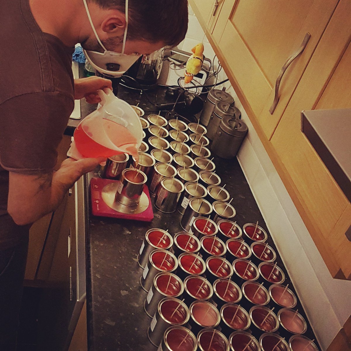 #soywax #chatsworthcountryfair  #cherrybakewell #scentedcandles #vegancandles