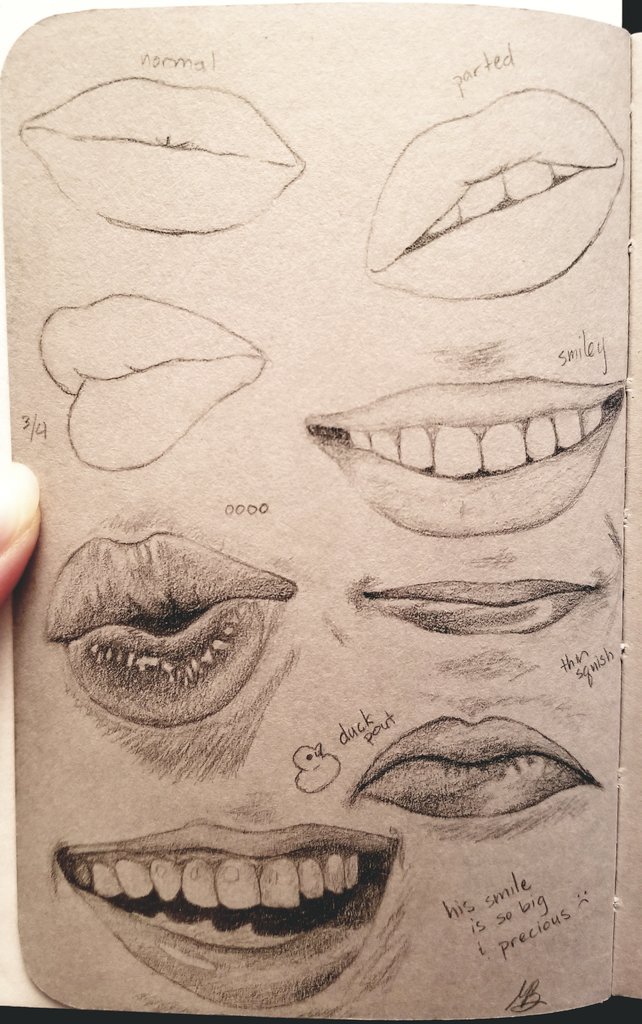 How To Draw Thin Lips Smiling - Howto Techno