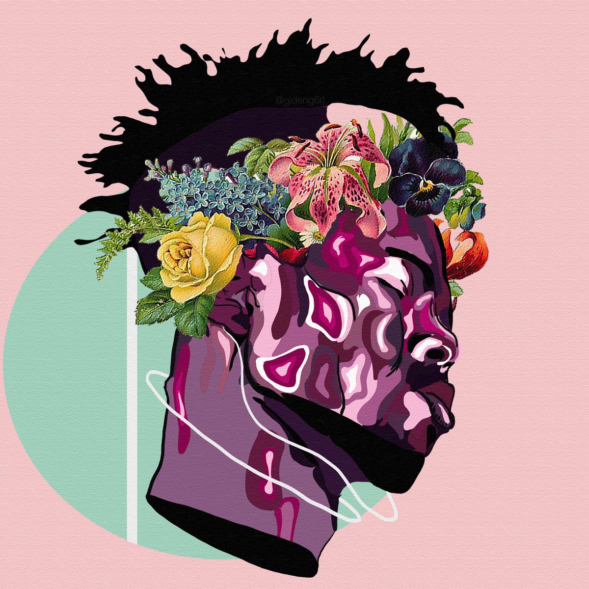 gldeng6rl's tweet image. Can y’all tell that I love bright colours in my artwork?