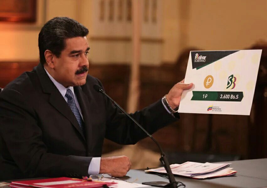 Presidente Nicolás Maduro. "1 Petro, 3600 BsS" #ConfíoEnMaduro con una Lealtad plena, como la luna llena!