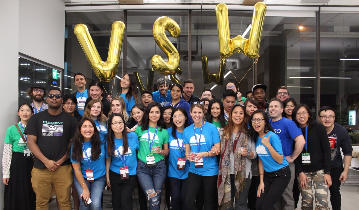 Vivian 🦄 (@vchan) on Twitter photo Want a FREE all-access pass to #VSW2018? <a href="/vanstartupweek/">Vancouver Startup Week</a> is looking for awesome volunteers! We'll even throw in a cool VSW t-shirt & invite you to a party! ;) How can you turn down that offer? Check out buff.ly/2B8709R for more info on volunteer roles and sign up now! :) Want a FREE all-access pass to #VSW2018? <a href="/vanstartupweek/">Vancouver Startup Week</a> is looking for awesome volunteers! We'll even throw in a cool VSW t-shirt & invite you to a party! ;) How can you turn down that offer? Check out buff.ly/2B8709R for more info on volunteer roles and sign up now! :)