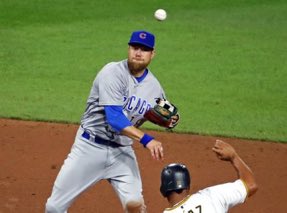 EverySport5's tweet photo. They say double plays are a pitcher's best friend. Well, the @Cubs sure put their defense to work Friday.

Chicago turned 7 double plays in a 1-0 win over the Pirates, which according to @EliasSports, ties the record for most by 1 team in a 9-inning game (done twice before). https://t.co/gKlqingNJ1