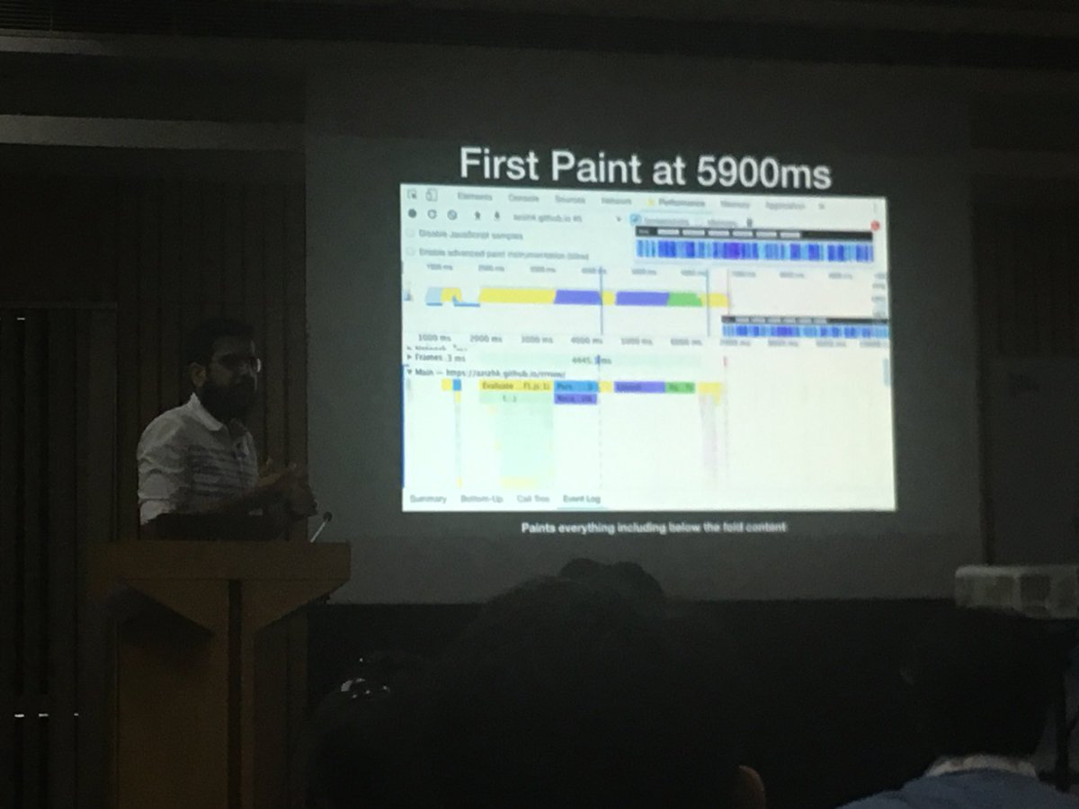squiroid's tweet image. Async rendering with awesome interactive by aziz @ReactFoo #reactfoo