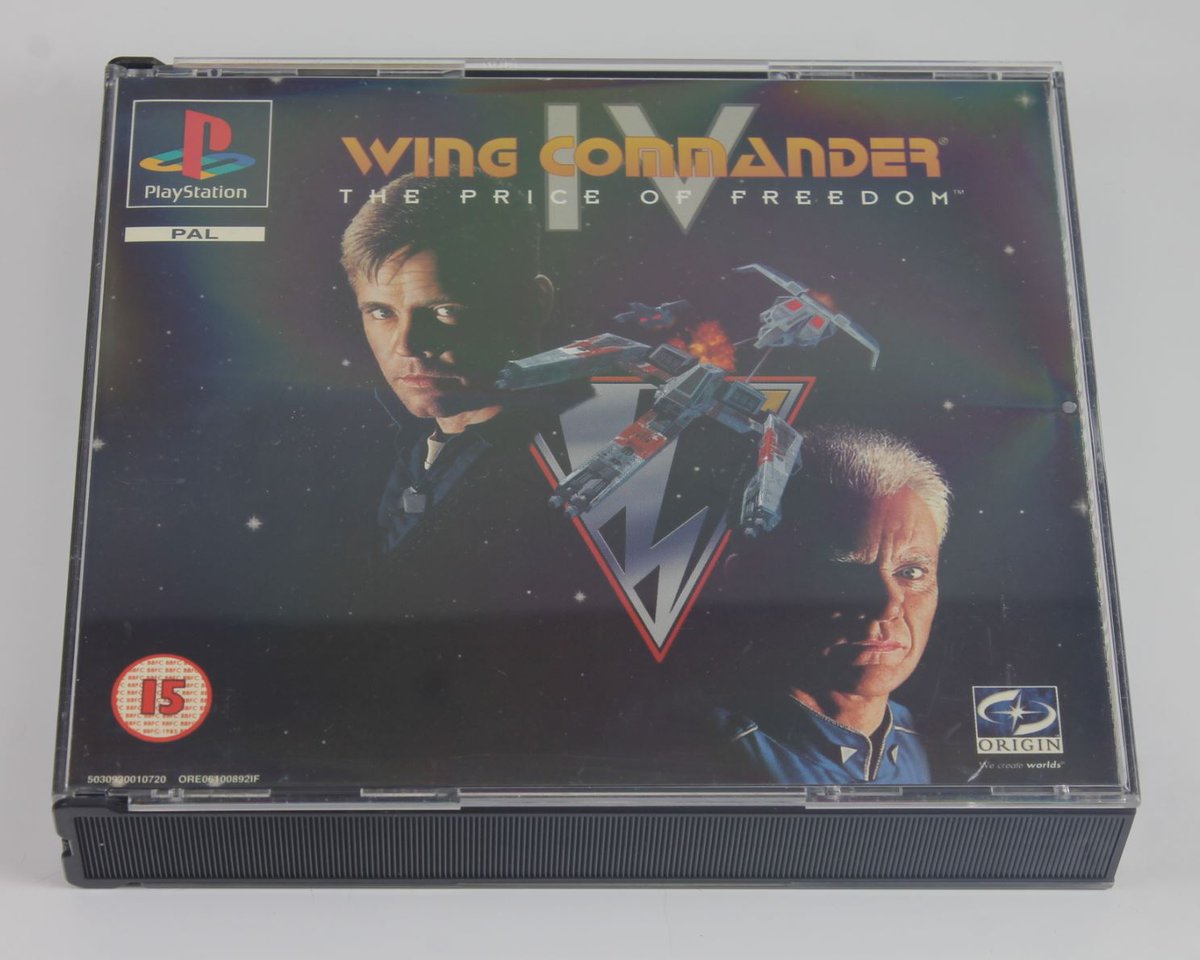 chilloutgames's tweet image. Big Box - #Playstation: #WingCommanderIv (5 photos) chilloutgames.co.uk/PS1/Wing_Comma…