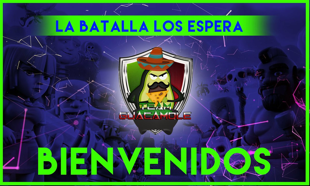 ⏺️ Inscripciones <a href="/AztecLeague/">Aztec League</a> ⏺️
[#Bienvenidos]
(28/32) <a href="/guacamole_team/">Team Guacamole™</a> [🇲🇽]
Bienvenidos a la 5ta edición 🏆🇲🇽
Mucha suerte amigos... El campo de batalla los espera 💪🏻