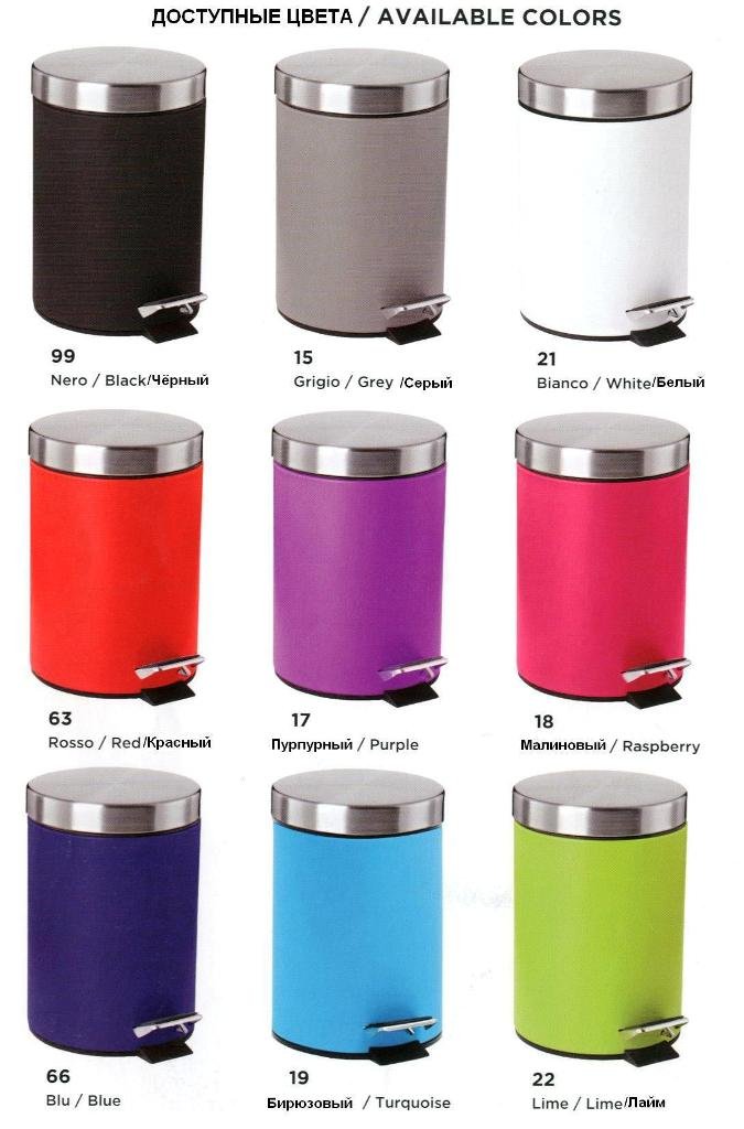 CeramicplusR's tweet image. Ведро Bagno &amp;amp; Associati из коллекции Zone

В стандартную комплектацию входит:
-Ведро 3л с педалью, цвет черный (арт.ZO915 99)

Возможные цвета:
-99 Black - черный
-66 Blue - синий
-15 Grey - серый
-22 Lime - салатовый
-17 Purple - фиолетовый
-18… ceramicplus.ru/catalog/aksess…