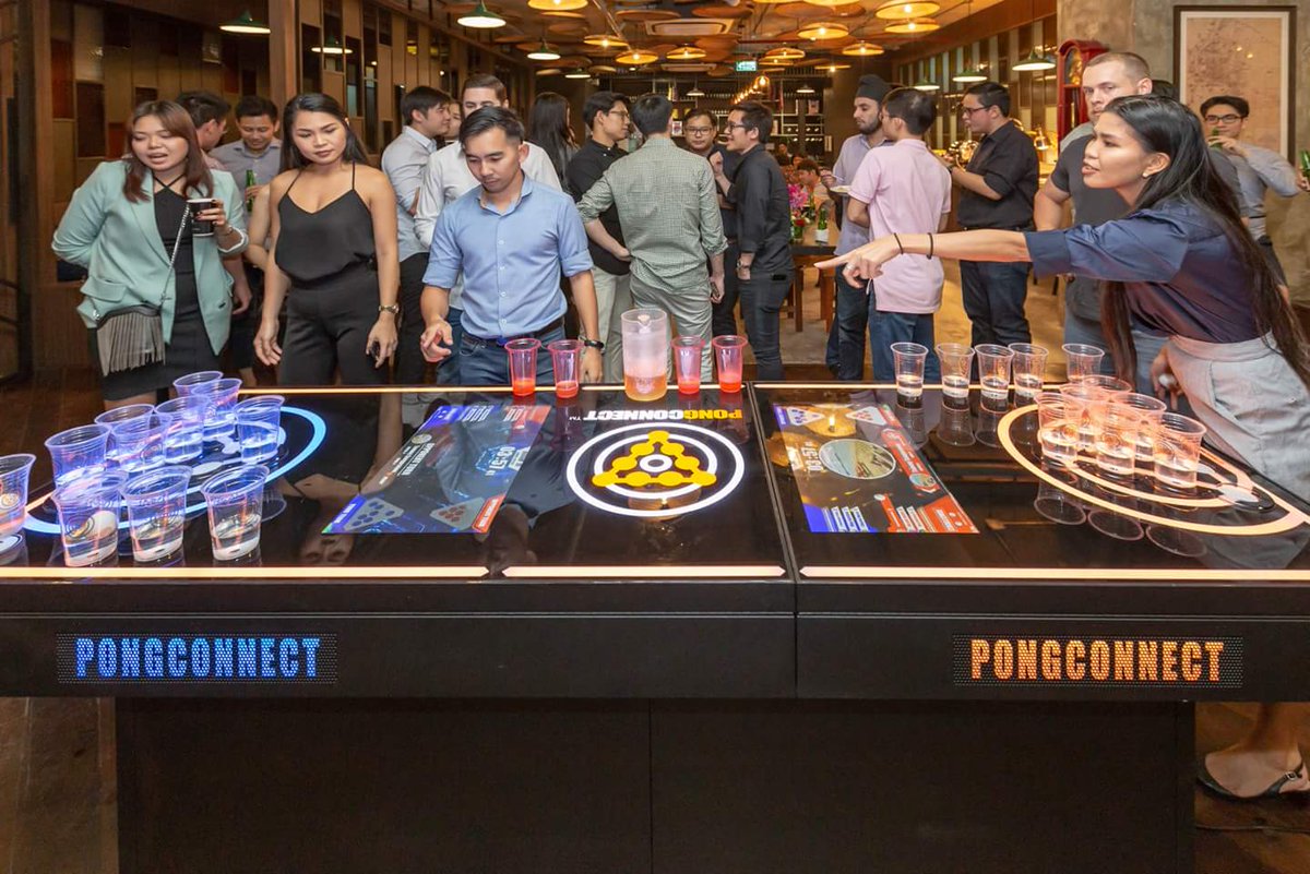 P23Sanjay's tweet photo. Our Pong Connect table at Chao Hostel if you are in Bangkok check it out #beerpongbkk #pongconnectth #pongconnect https://t.co/riuUXUYf78