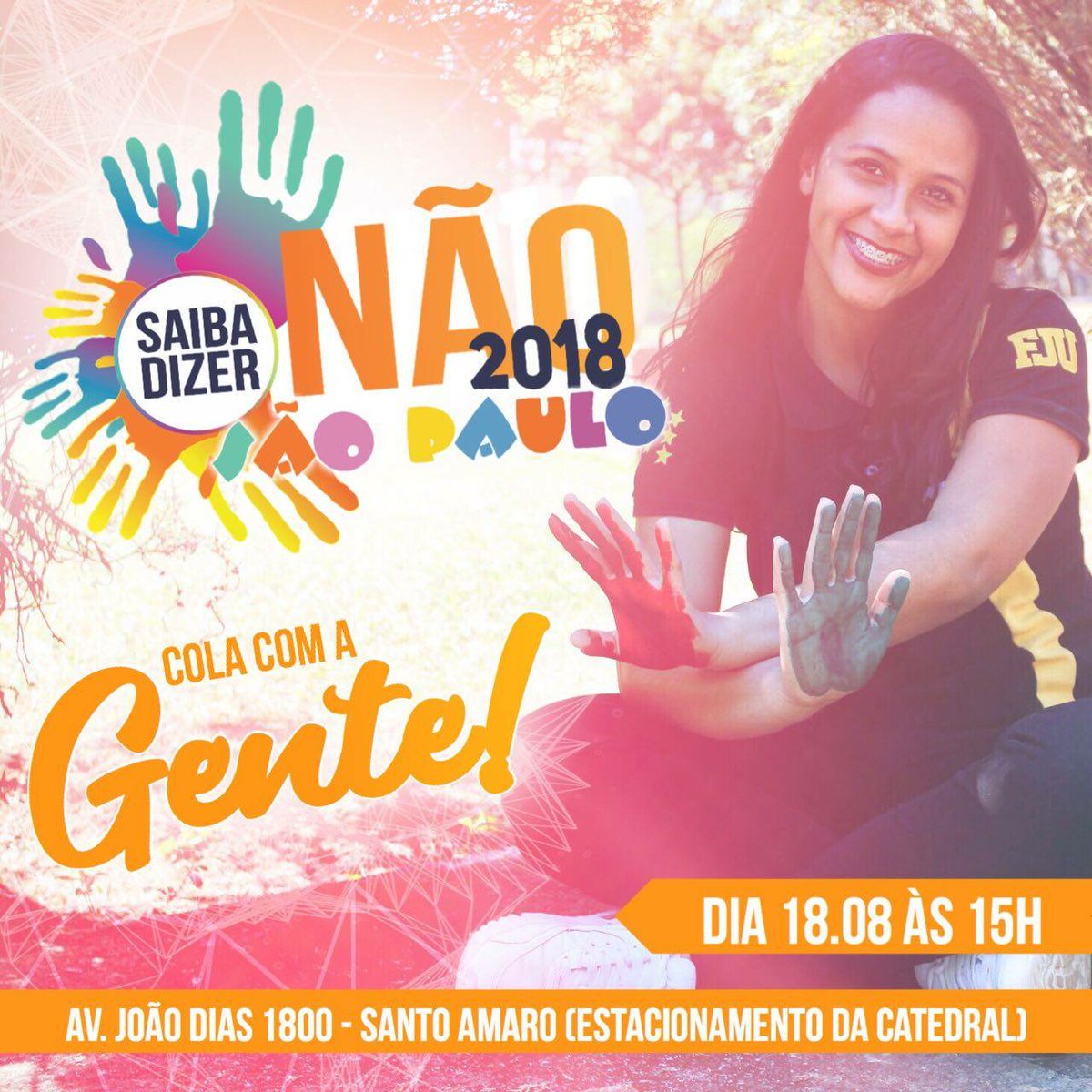 PaulaJammy's tweet photo. #SaibaDizerNaoSP
#SDNLeste

Eu estarei la https://t.co/88YPxKAhz3