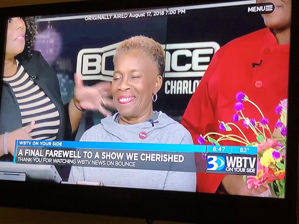 LexisTV's tweet photo. It's the end of an era for @WBTV_News on Bounce. What an amazing journey. Congratulations @BrigidaMack @WBTVDMan @LyndsayWBTV @AmandaBazemore & Production for a job well done. Thank you for providing a newscast for the under-served community. #WBTVandMe #TVOurWay @bouncetv https://t.co/E1RP4u6lIi
