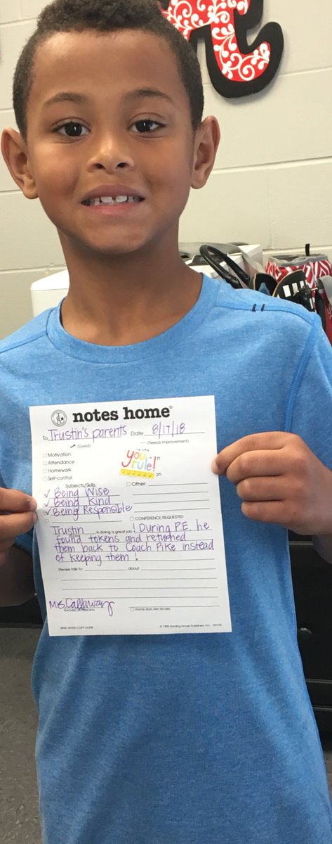 McAdoryES's tweet photo. Our first positive office referral this year! @JEFCOED https://t.co/WhWuFNNrVn