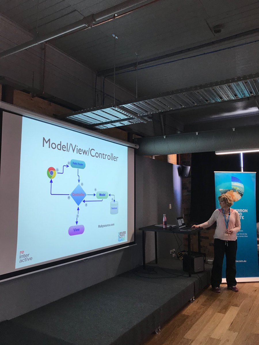 Fab explanation by ⁦<a href="/RachelleOnRails/">Rachelle LeQuesne</a>⁩ #railsgirlsbne ⁦<a href="/railsgirlsbne/">Rails Girls Brisbane</a>⁩