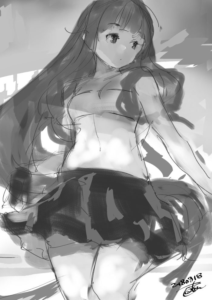 朝ラクガキ5日目。というか今描こうとしてるののラフですな 