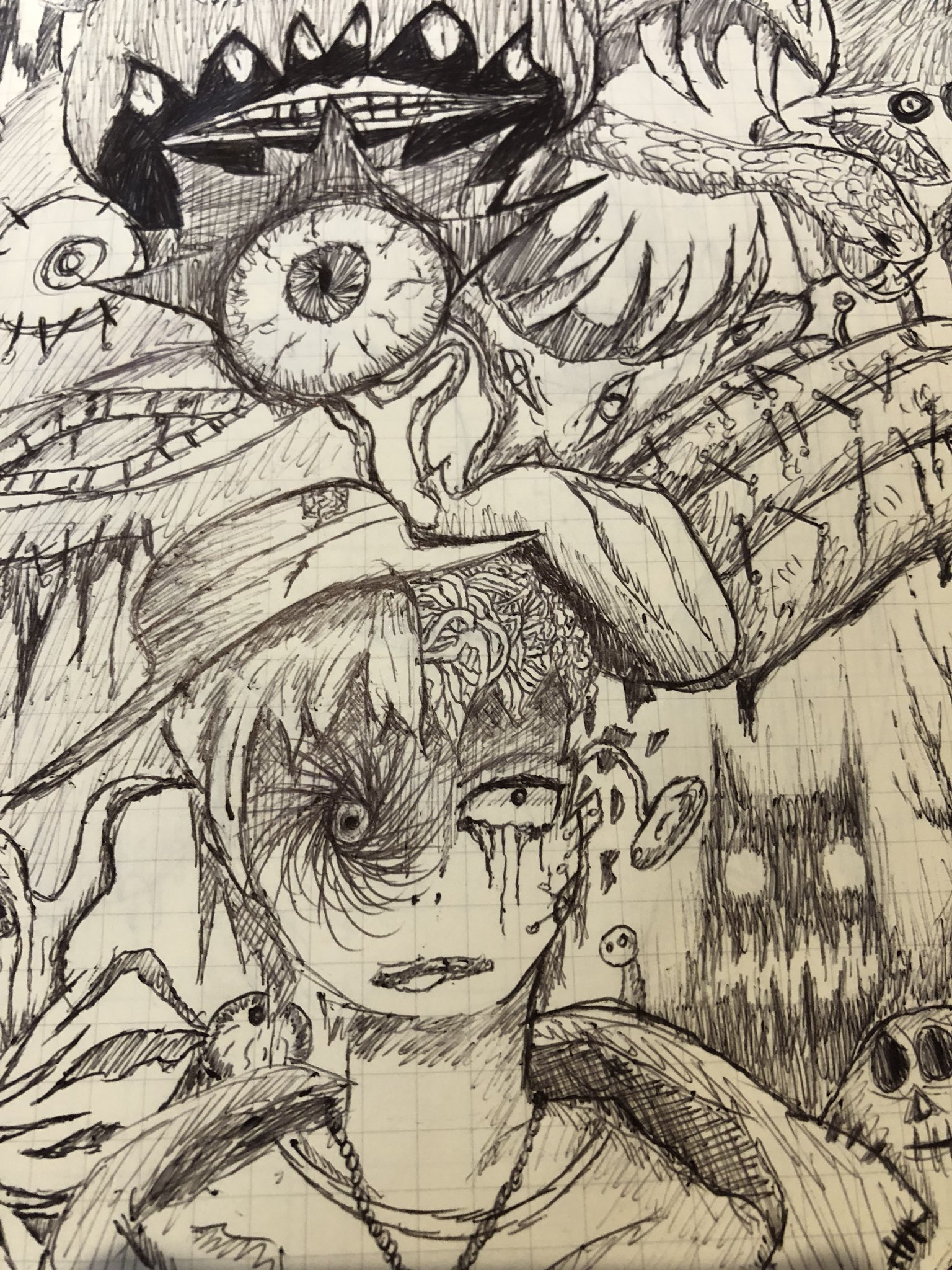 あいねみる Twitter ನಲ ಲ トラウマ イラスト好きさんと繋がりたい イラスト 中学生お絵かきマンさんと繋がりたい オリキャラ グロ 病み Https T Co 57donj2jvg Twitter