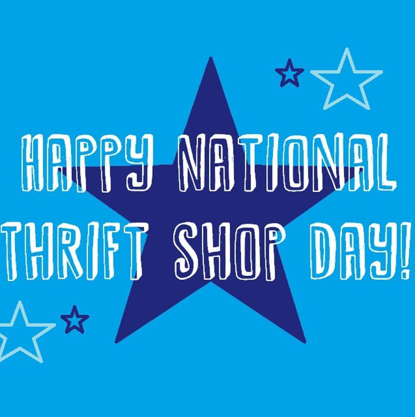 andrealsams's tweet photo. #NationalThriftShopDay #FridayFeeling 
Hope you got to enjoy some great finds in special thrifting sales today or maybe you can catch some good ones this weekend! Thrifting is therapeutic. Enjoy saving and relaxing this weekend! https://t.co/tozqaKA0yg