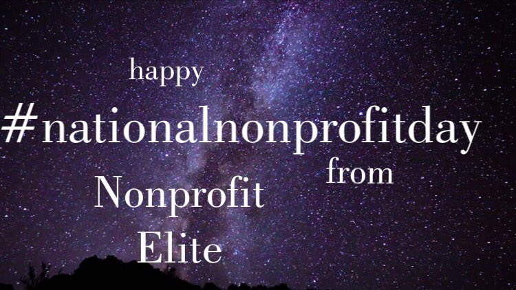 NonprofitElite's tweet photo. Today is #NationalNonprofitDay! We are honored to be able to work with so many wonderful nonprofit leaders! Here’s a list of some very successful and influential leaders who inspire us to shoot for the stars daily! 
https://t.co/Zx5mVjINTM https://t.co/n048R5HoSM