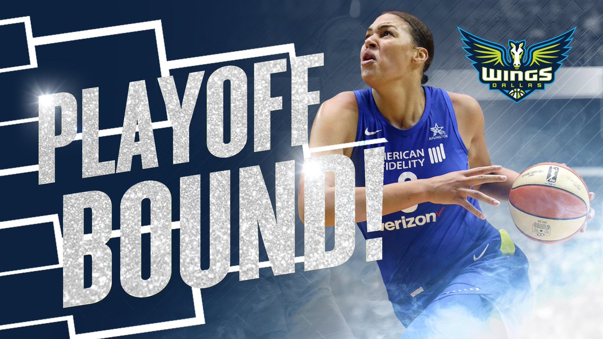 DallasWings's tweet image. WE'RE INNNNNNN ☑️☑️☑️ #PLAYOFFBOUND