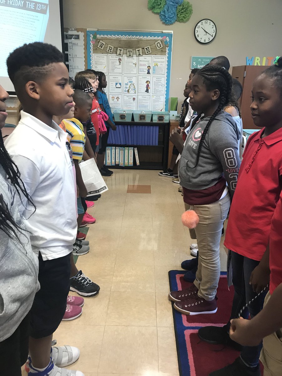 KaitlinMyerson's tweet photo. First week of 4th grade was a success! Held our first debate and it was impressive! #Debate #Opinionwriting #Hello4thGrade @lindsyagreen @BanyanCreekES @PierreLouis_BC @pbcsd π βοΈ https://t.co/7nKrTl5slG