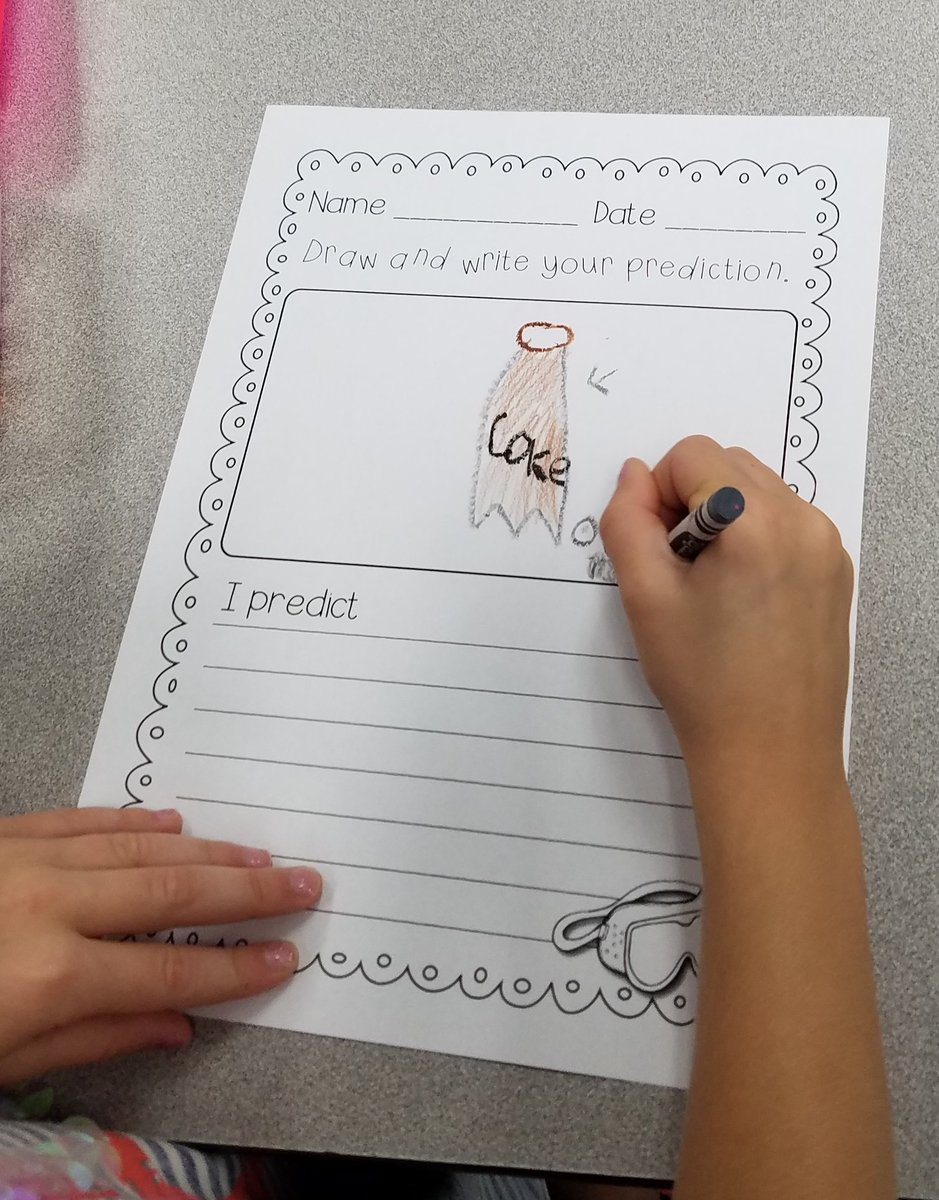 caaron70's tweet photo. Ending our first week with a bang! Teaching my firsties all about predictions and how we can be scientists! 

#sciencewithfirsties #firstweek #arkiadventures https://t.co/wfgWKc68NY