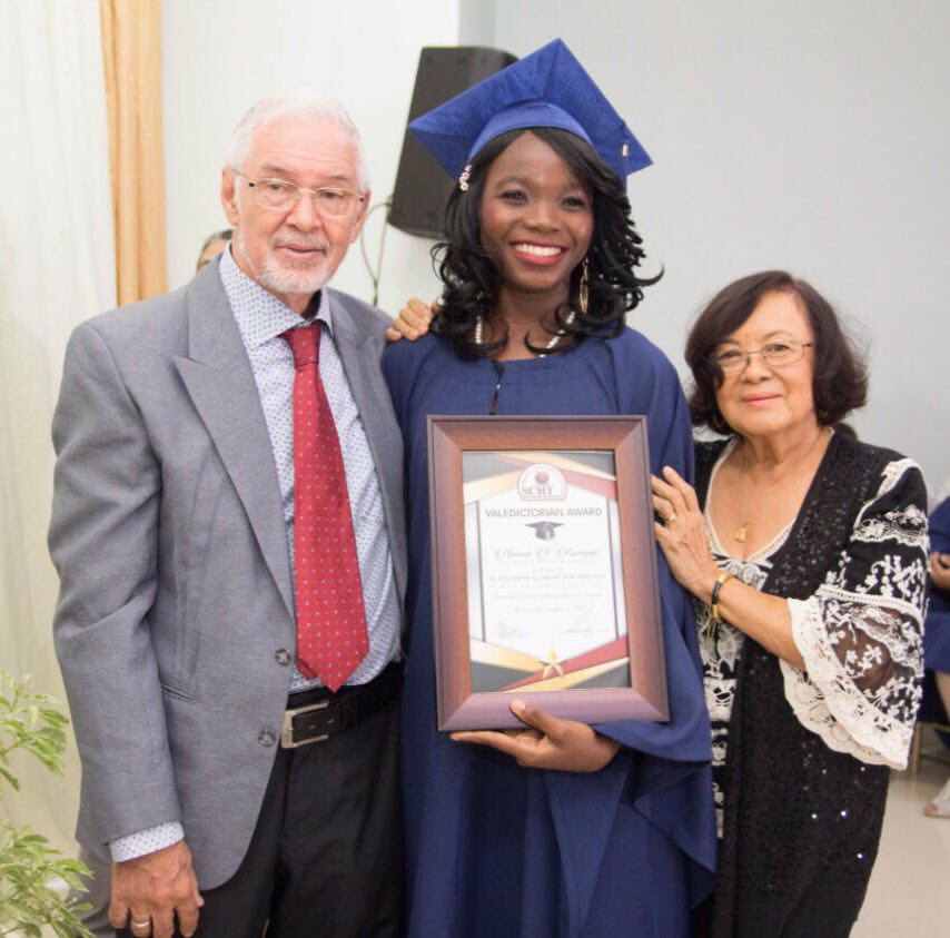 IHTcollege's tweet photo. The directors of SCHT congratulate
the Valedictorian of 2018.  Go Naomie Koempai you did it, keep it up!!! https://t.co/eQbrJtS6Lq