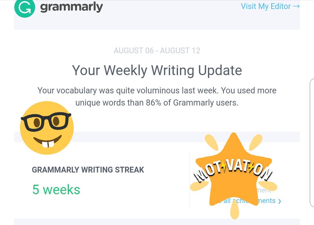 PeridotSoul's tweet photo. So satisfying! #grammarly https://t.co/060cOtnhlS