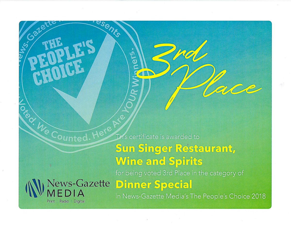 Sun_Singer's tweet photo. Thanks People....We're proud to be Third!
#cu4lunch #cu4brunch #cu4dinner #eatdrinksunsinger #eatsunsinger #drinksunsinger #eatlocal #freshfish https://t.co/MZ42FWW7JT
