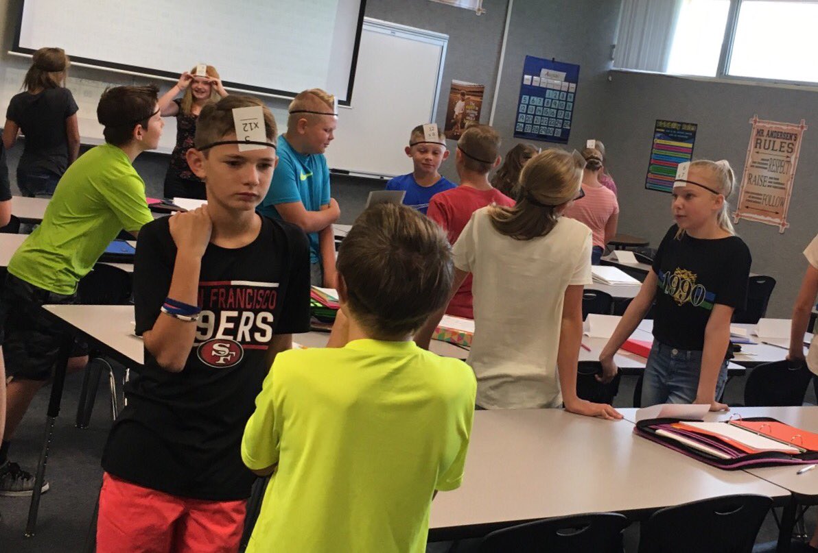 whereisthebox11's tweet image. 6th Grade Math ROCKS! Rockin' the #MathBands #collaboration!