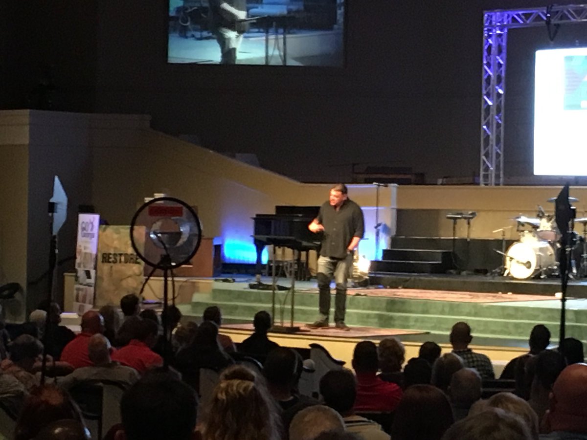 GaPublicAffairs's tweet photo. An absolutely awesome day at the @GABaptist #GoGeorgia18 Conf, Mabel White Bapt, Macon! @mikegriffinsr’s class was full & overflowing into the hall both sessions! The worship service & speaking by James Emery White was great! Thanks 2 Tim Smith for leadership! @christianindex https://t.co/o7R1itVf4L