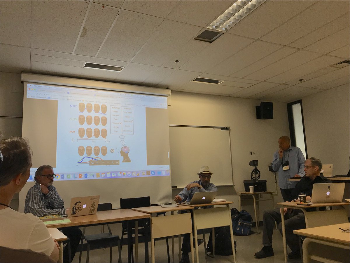 lauraonsale's tweet photo. 🙋🏻♀️🧠💻apart from being allured back into the twittersphere, a few brainsplosion moments from #elo2018 #elo2018mtl 🗣(@elikaortega @alexsaum @DavinHeckman @Netprov_RobWit @markcmarino @Skawennati @Leonardo_UPRM)💭 ty @eliterature https://t.co/4MKWCXLsAe