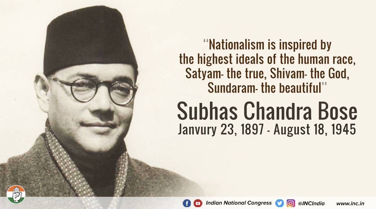 INCIndia's tweet image. We remember #SubhasChandraBose, President of the Indian National Congress, who later revived the Indian National Army. He is rightly remembered as one of the giants of the Indian Independence movement.