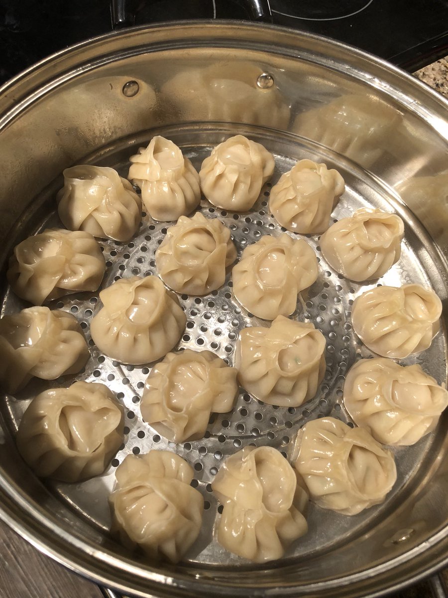 Optimist65's tweet photo. One of the best momo ever had ๐ #thankyousurinaandshil #denvertrip #friends #biratnagare https://t.co/1102THv7uS