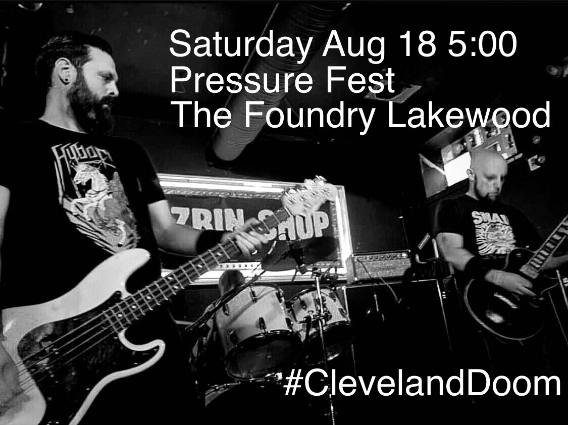 BSCDoom's tweet photo. #PressureFest is happening tomorrow at @foundrylakewood We’re on at 5:00. We’ve got limited runs of new merch so come out early buy our crap and get in our face. Presale tix @thepressurelife https://t.co/tREURnBtbR
#ClevelandDoom https://t.co/EENvcX02Vg