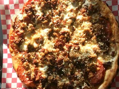 crustwoodfire's tweet photo. Yes you can eat pizza for breakfast lunch and dinner. https://t.co/lH1htxy8Ns