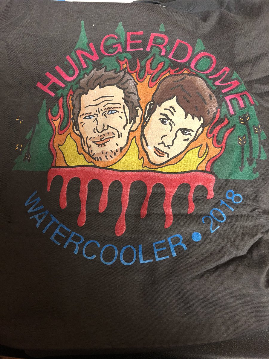 mysbutcher805's tweet photo. @chrislaxamana @DawsAngeles @CaelanBiehn @gpatricksmith @mattfondiler I Literally was listening to the Watercooler when I checked my mail and my #HungerDome2018 shirt came in!! ๐ค๐ค๐ค๐ค. โฃ๏ธโฃ๏ธโฃ๏ธโฃ๏ธ https://t.co/ogCtMV92Ac