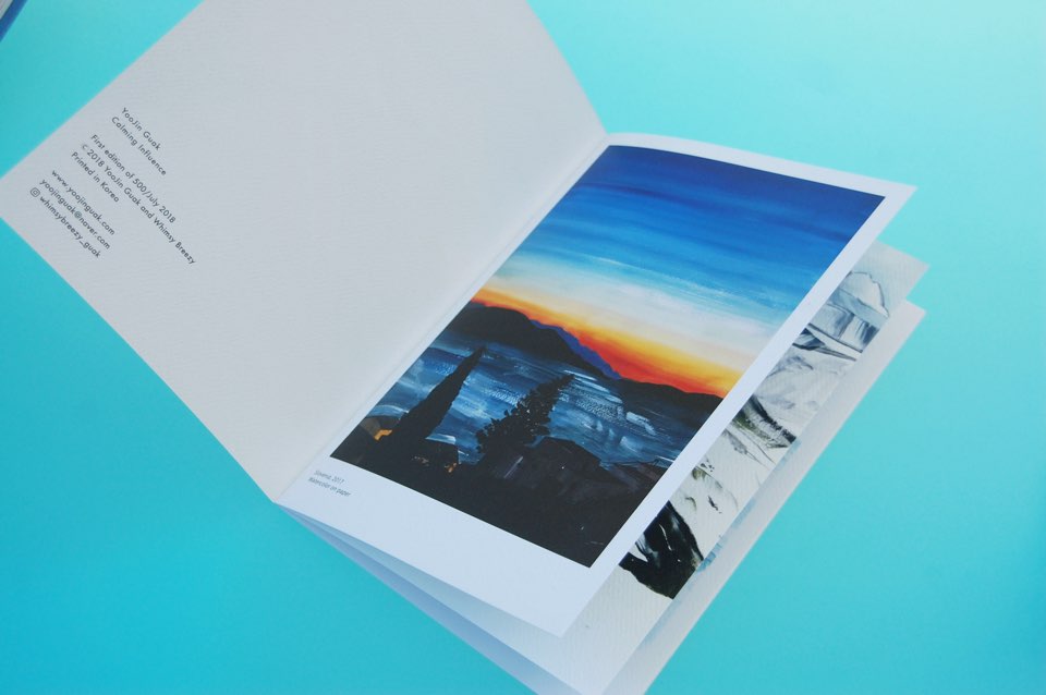 ohye_bookshop's tweet image. 일러스트레이터 곽유진의 풍경 작업물을 담은 그림책 &amp;lt;Calming Influence&amp;gt; (10,000원 / 곽유진) 책방에 새로 들어왔습니다.

#곽유진 #calminginfluence

o-hye.com/product/calmin…