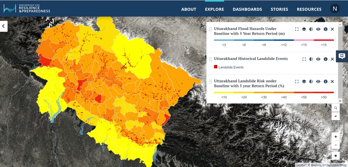 namginoya's tweet photo. Uttarakhand datasets and dashboards launching today on #PREPdata .@WRIIndia .@Acclimatise @FutureEarth in partnership with State Climate Change Centre, #Uttatakhand https://t.co/3JxPdJCNpR