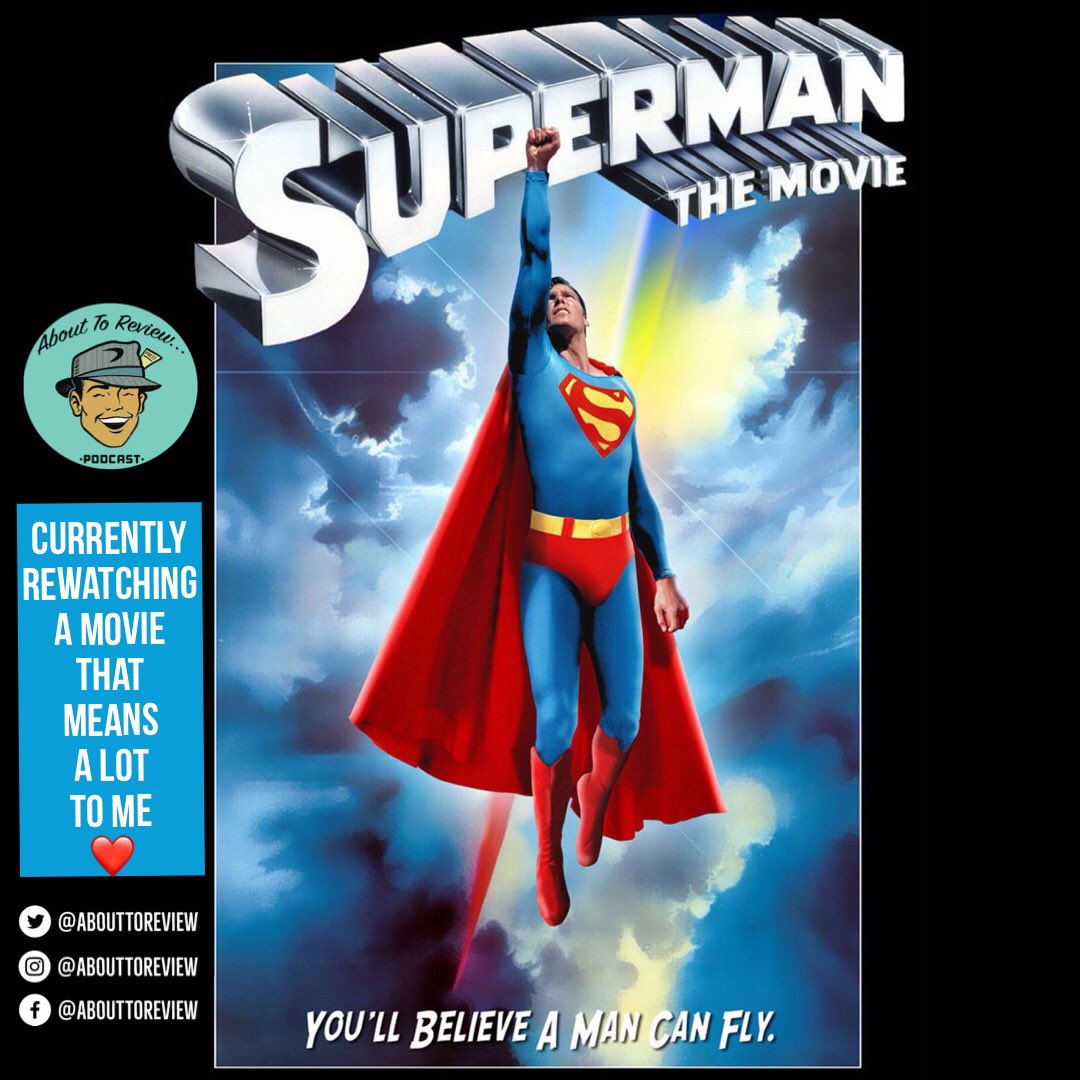 abouttoreview's tweet photo. #nowwatching “Superman” (1978)
.
Currently rewatching a movie that means a lot to me ❤️
.
#abouttoreview #podcast #filmcritic #nostalgia #superman #christopherreeve #clarkkent #krypton #blerd #nerdsofcolor #geeksofcolor
.
https://t.co/kSoqgnp5ID https://t.co/bgHD9IpFNj