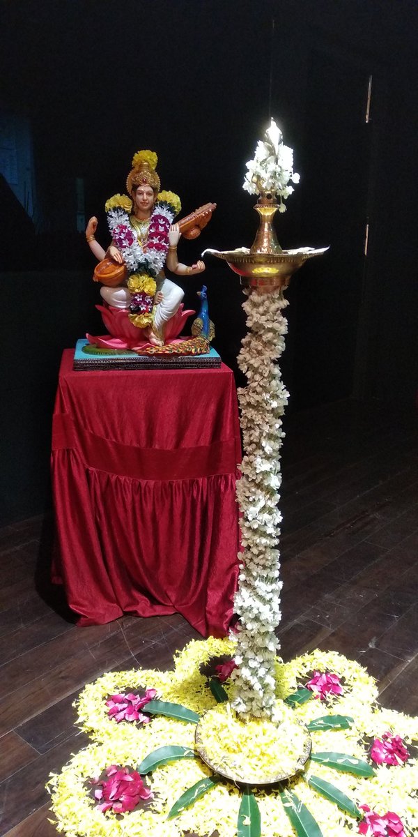 Shreyas_Yoddha's tweet photo. Stage set with the goddess...
#TechMNirmaan @tech_mahindra @RanjanSahoo12 @tannusaba @PravaPal https://t.co/bQFD9AOZDP