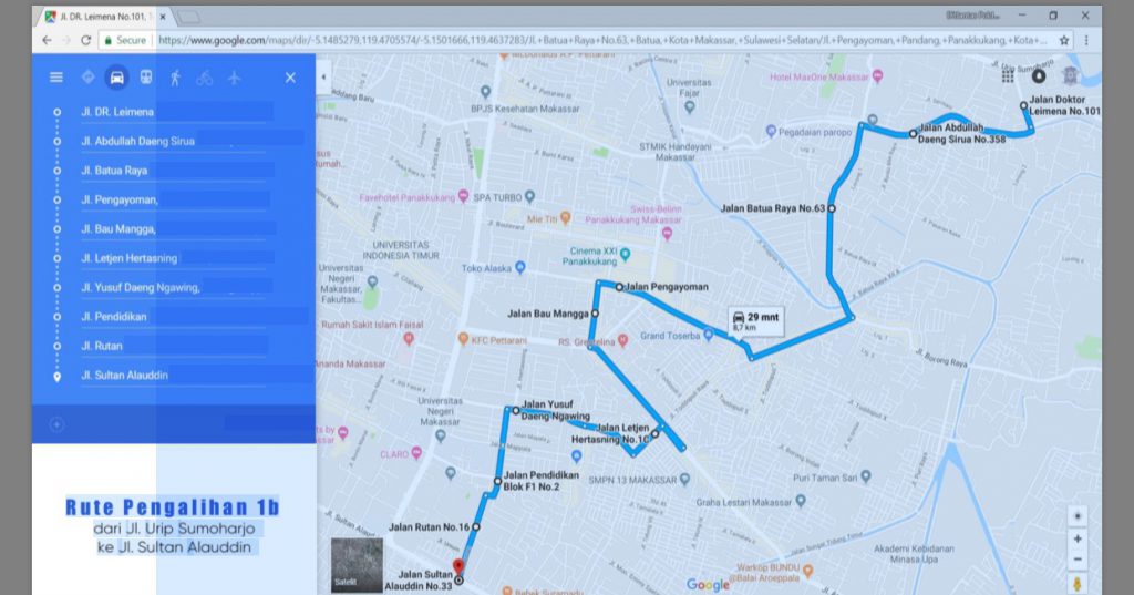 Jl AP Pettarani akan Ditutup, Ini Rute Alternatif Bisa Dilalui - gosulsel.com/2018/08/18/jl-…