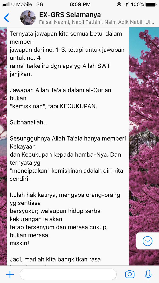 Hilal Asyraf Auf Twitter Pendapat Saya Betul Apa Pun Status Kewangan Kita Kita Kena Ada Rasa Cukup Supaya Tak Jadi Tamak Atau Tak Bersyukur Tapi Bila Saya Kata Nabi Miskin Dan Ada