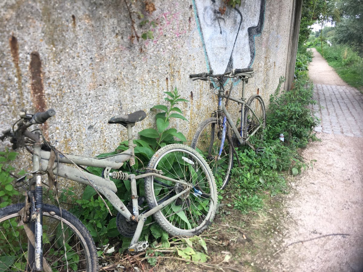 Haven’t run for a while. Just did 2 miles in 26 minutes. Basically back to the drawing board 😂 these bikes were new when I started ... #gettingfit #somethingisbetterthannothing