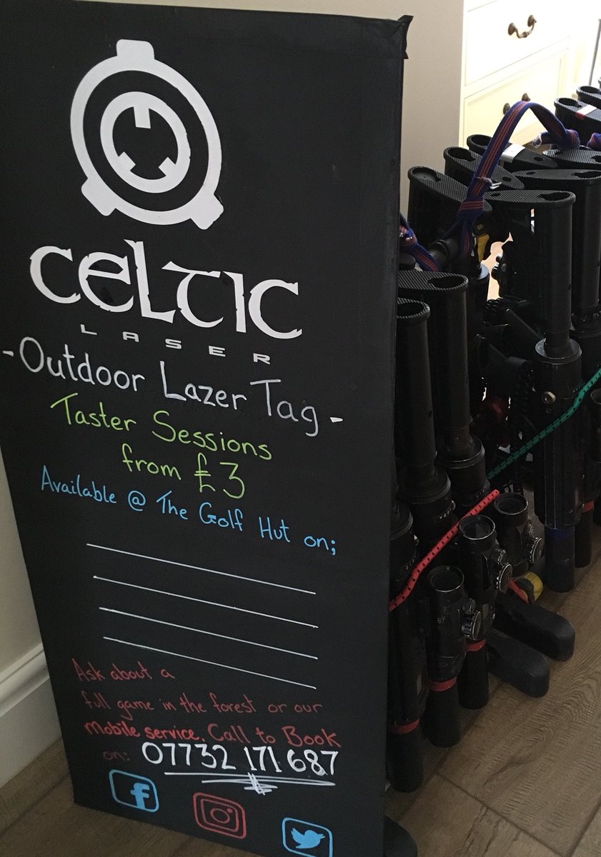 Play today <a href="/ParkPembrey/">ParkPembrey</a> by the golf course. Between 12-3. #celticlaser #realfortnite #lasertag