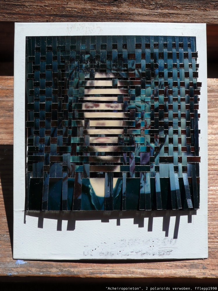andyamholst's tweet photo. ["Acheiropoieton", 2 polaroids] https://t.co/aSfKzNoTco