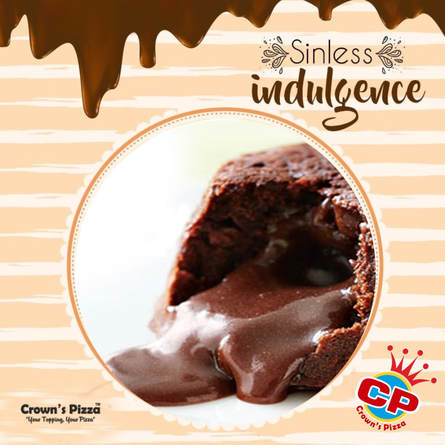 pizza_crown's tweet photo. The best way to finish off a #CrownsPizza meal is to treat yourself to one of our Crownspizza Special #desserts.😍

If you are a chocoholic why not try our Chocolava Cake, Filled with delicious molten chocolate inside..?😮

OrderNow - https://t.co/ZjiUh9em9z https://t.co/9bghcjvPuQ